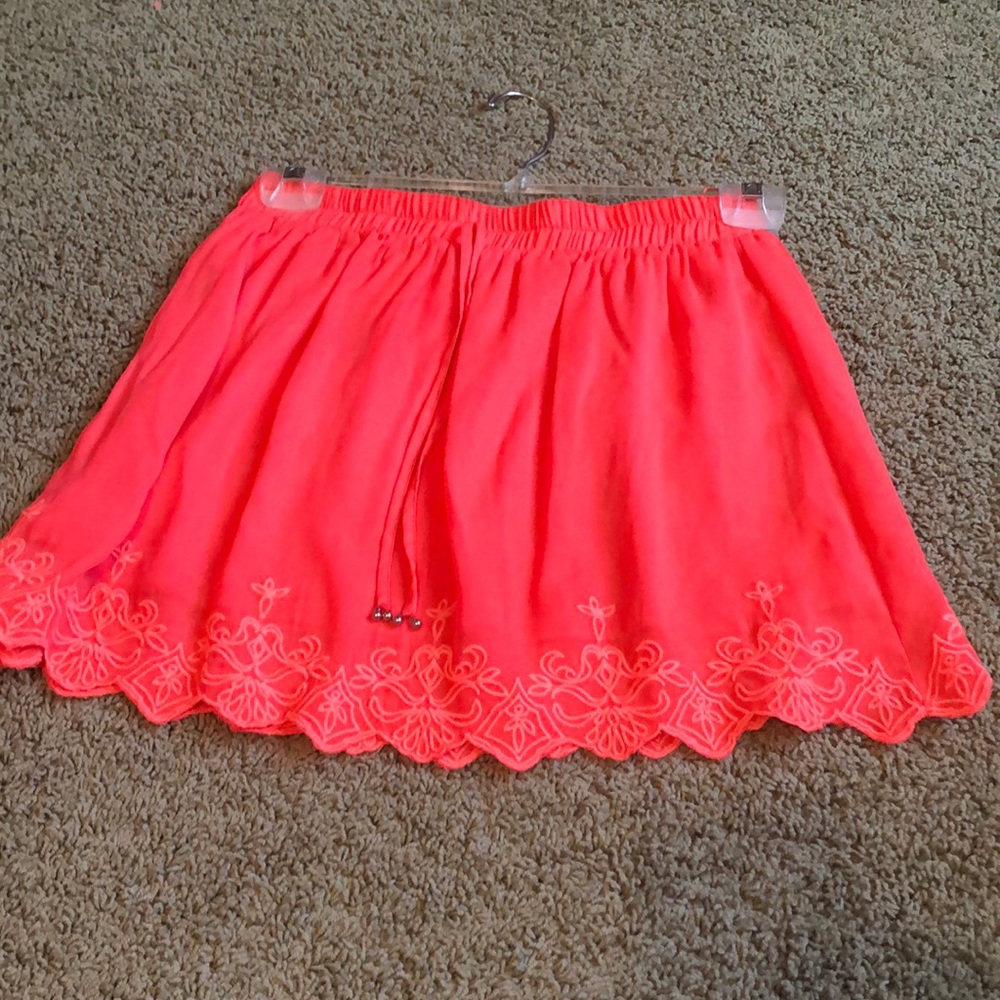 Girly pink skirt